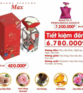 Hàng chính hãng - Nước hoa nữ Charme MAX 35ml