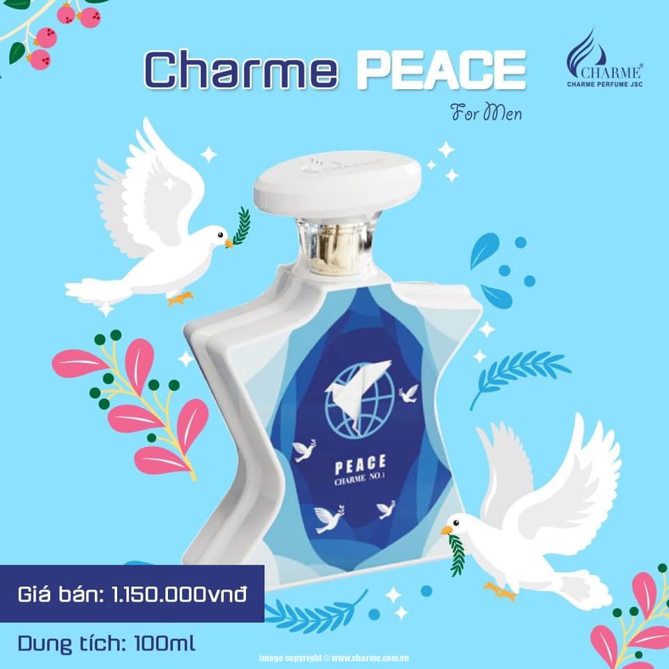 Hàng chính hãng- nước hoa nam Charme NO.1 Peace 100ML