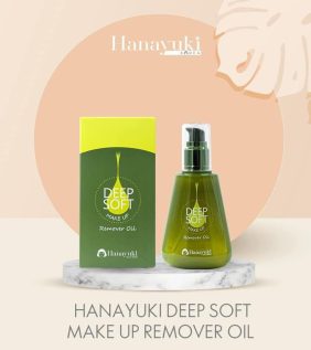 Dầu tẩy trang Deep Soft Make Up Remover Oil Hanayuki chính hãng - 8936134180252