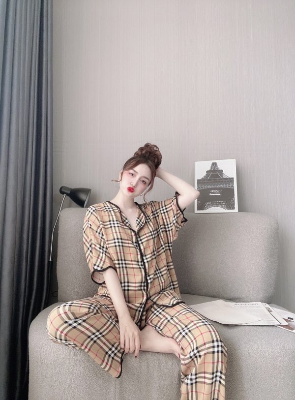 Đồ bộ nữ pijama vải Mango tay ngắn quần dài