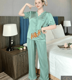 Set bộ nữ Pijama quần dài latin - DB0539