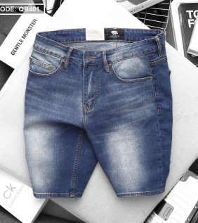 Quần Short Jeans Nam Wash Gối Hàng Cao Cấp (Có Size 36) - QB401