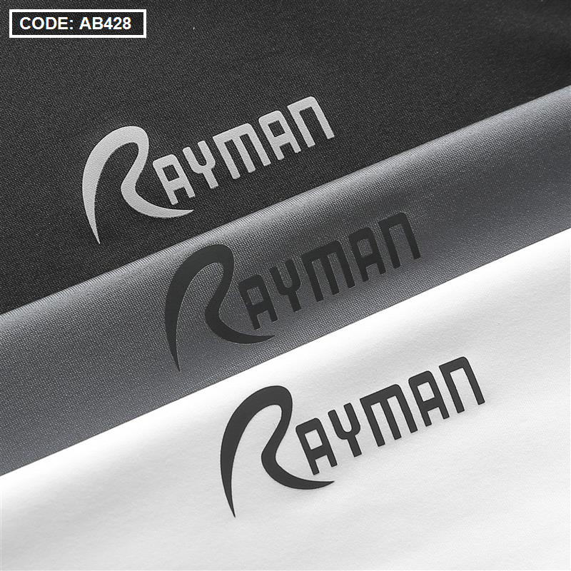 Áo Thun Nam Thể Thao Cổ Tròn Phối Tay Màu In Logo RayMan (Có size 3x)