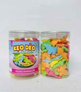 Kẹo Dẻo Cá Sấu Hộp Pet 300g - KDCSHP300
