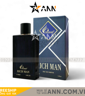 Nước Hoa Charme Rich Man 100ml Mùi Nam - 8936194692238