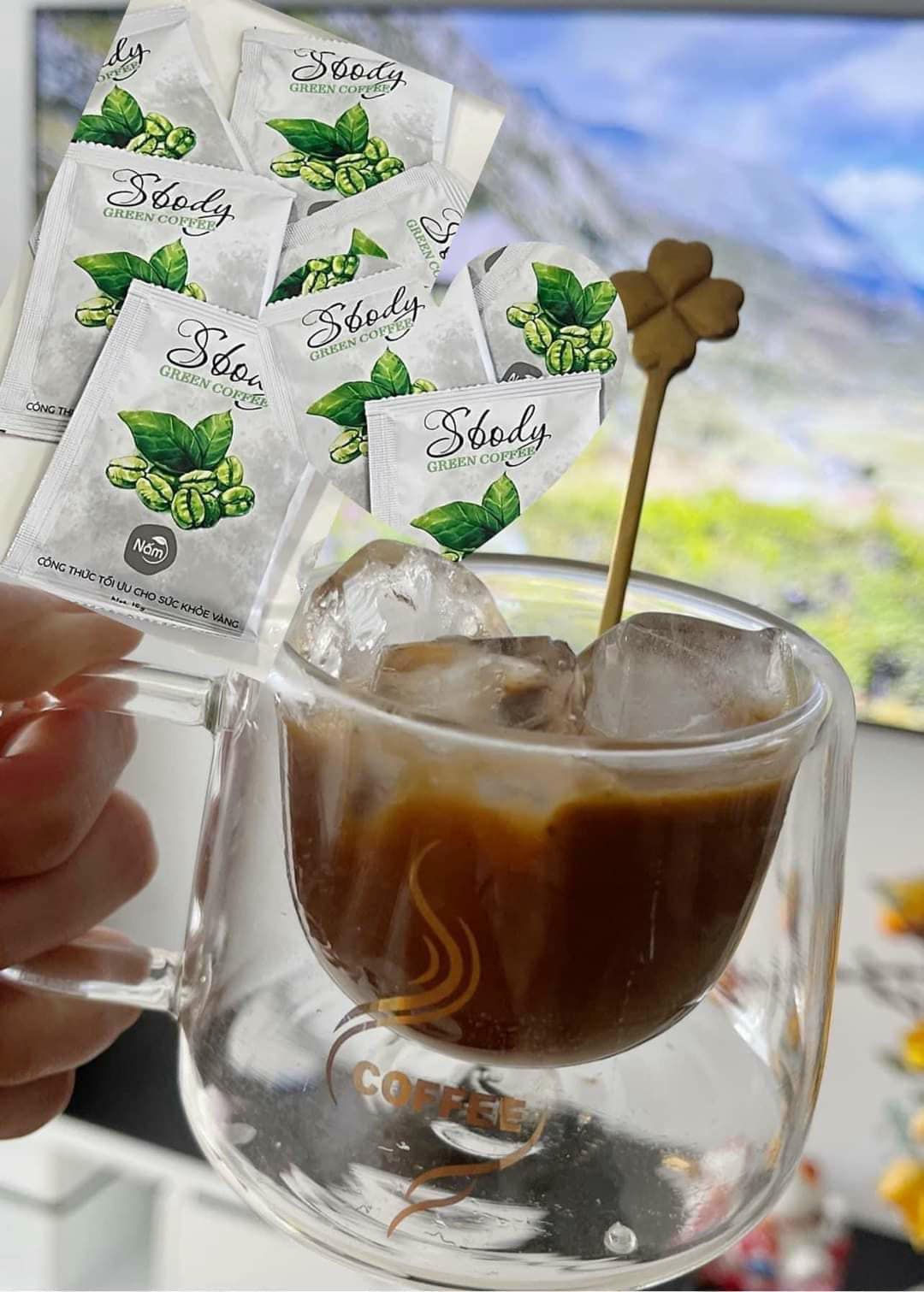 Nấm Giảm Cân Sbody Green Coffee Dạng Bột