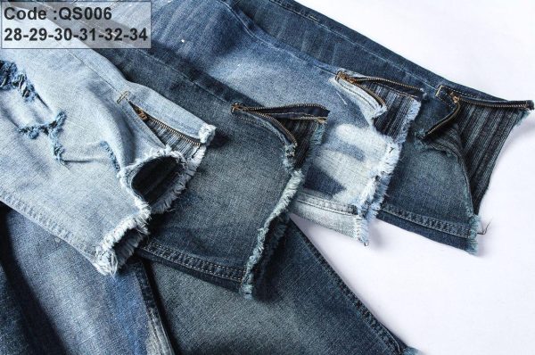 Quần short jeans nam phá cách độc đáo