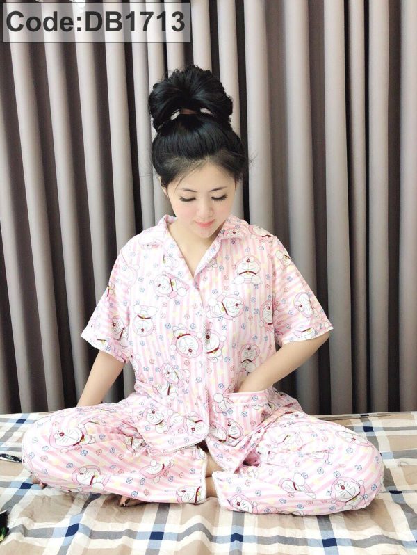 Đồ bộ pijamaquần dài in doremon