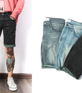 Short jeans nam cao cấp xuất khẩu