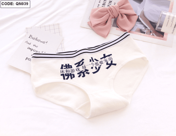 Combo 10 quần lót nữ in chữ Hàng quảng châu
