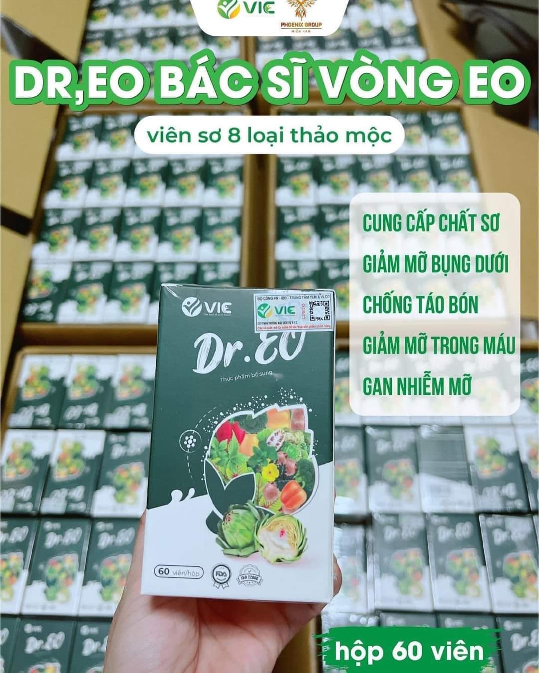 Viên Uống Thảo Dược Giảm Mỡ Bụng Dr EO VIC Organic