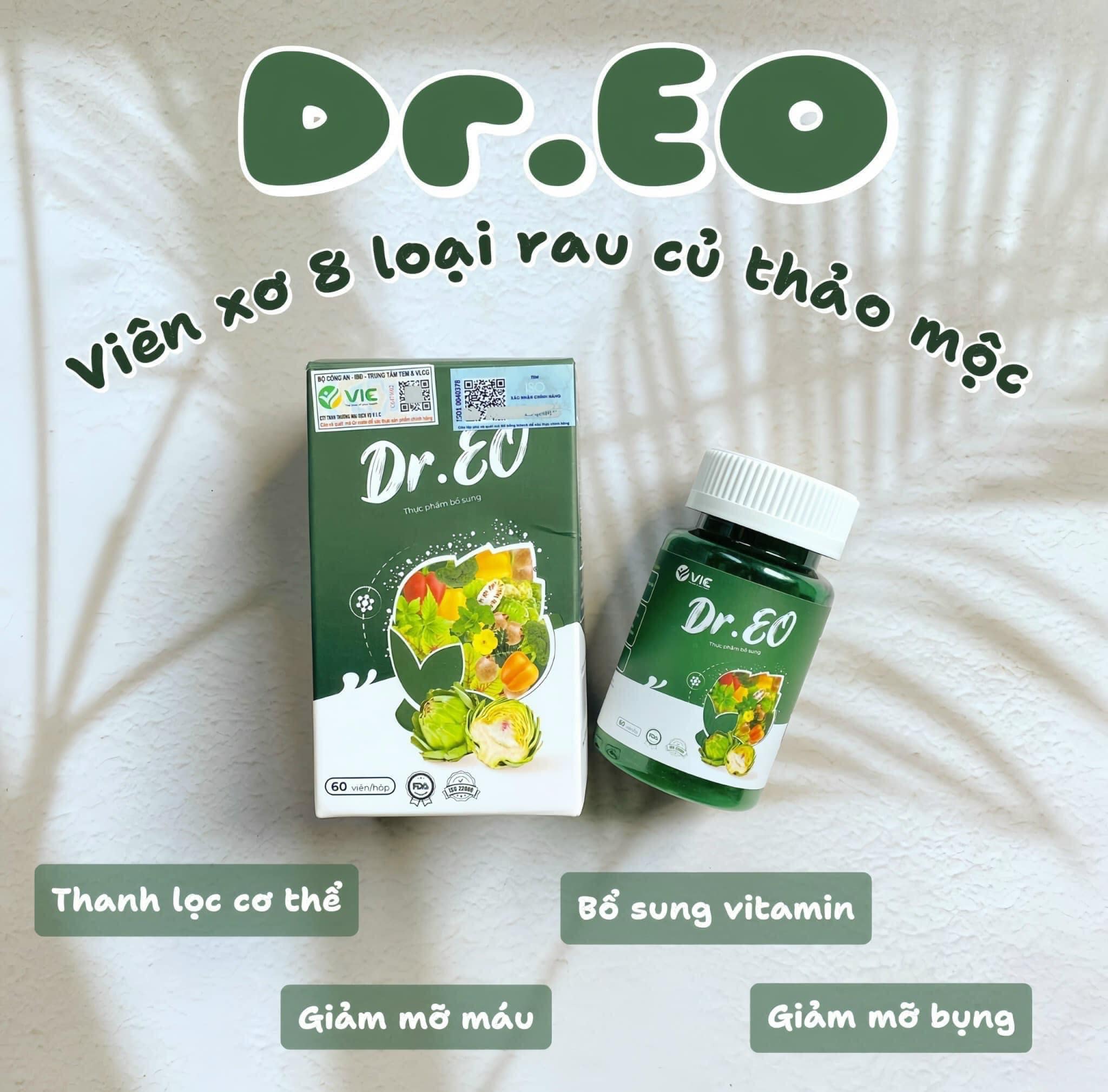 Viên Uống Thảo Dược Giảm Mỡ Bụng Dr EO VIC Organic