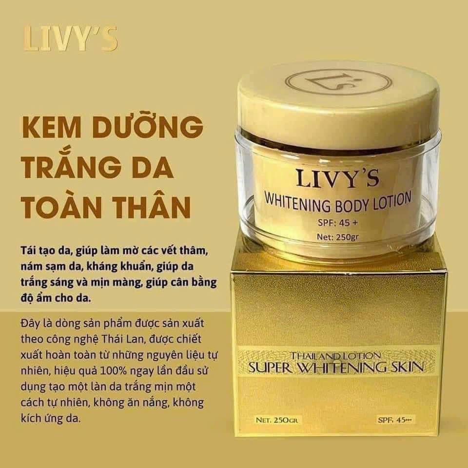 Kem Body Livys Hộp Vàng Thái Lan